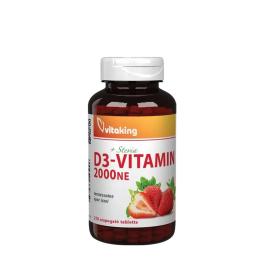Vitaking Vitamin D3 2000 IU  (210 pastile, Căpșuni)