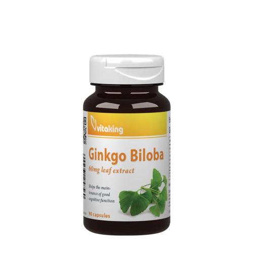 Vitaking Ginkgo Biloba 60mg Extract de frunze - Ginkgo Biloba 60mg Leaf Extract (90 Capsule)