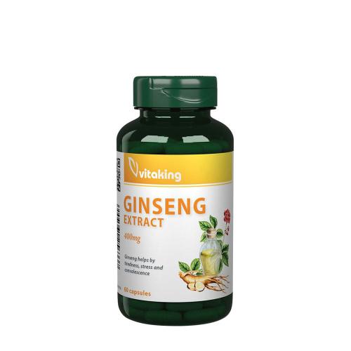 Vitaking Extract de ginseng 400 mg - Ginseng Extract 400 mg (60 Capsule)