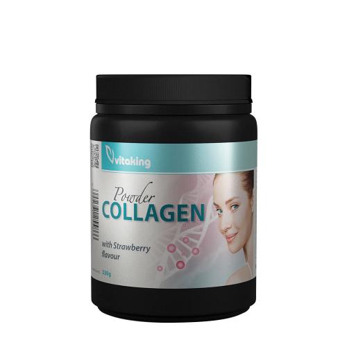 Vitaking Pudră de colagen - Collagen Powder (330 g, Căpșuni)