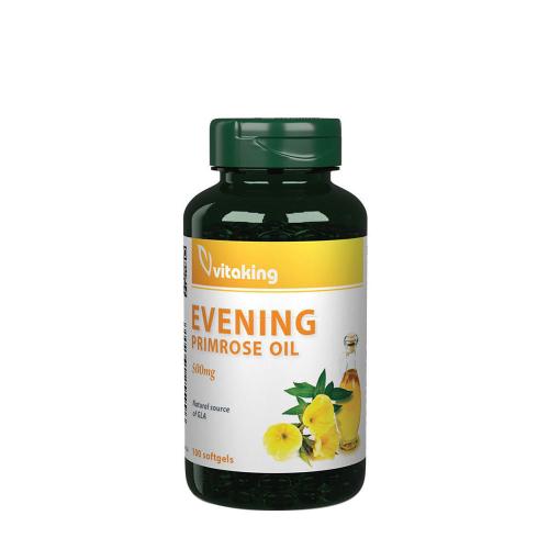 Vitaking Ulei de Evening Primrose 500 mg - Evening Primrose Oil 500 mg (100 Capsule moi)