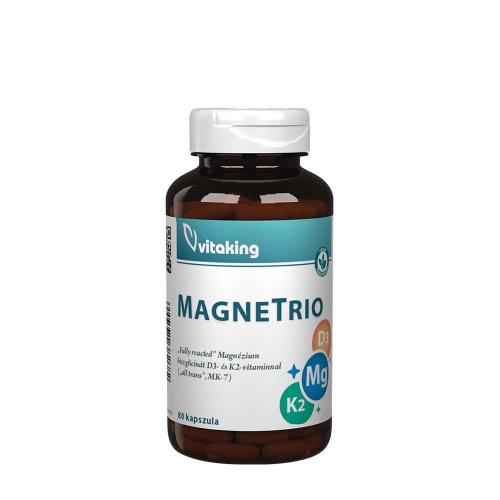 Vitaking MagneTrio D3+K2+ Magnesium Bisglycinate (80 Capsule)