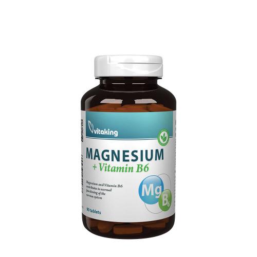 Vitaking Citrat de magneziu + B6 - Magnesium Citrate + B6 (90 Comprimate)