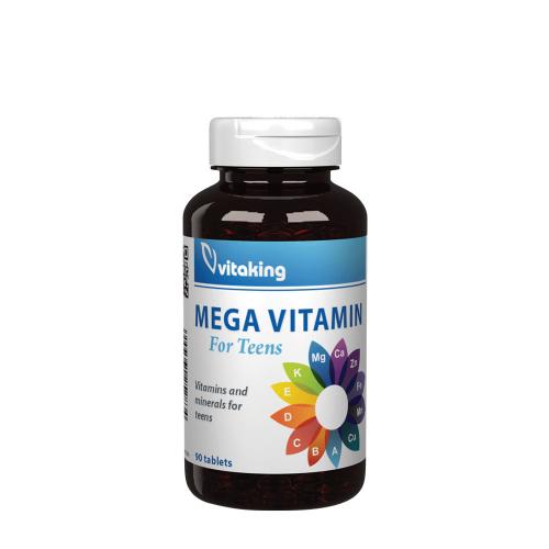 Vitaking Mega vitamina pentru adolescenți - Mega Vitamin for Teens (90 Comprimate)