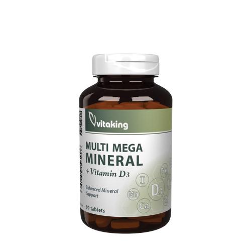 Vitaking Multi Mega Mineral + D3 - Multi Mega Mineral + D3 (90 Comprimate)