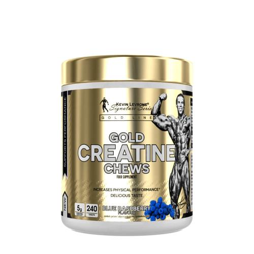 Kevin Levrone Gold Line Creatine Chews  (240 Comprimate, Zmeură Albastră)