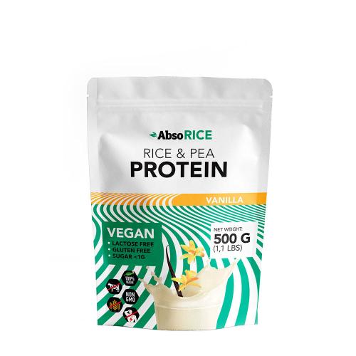 AbsoRICE Rice & Pea Protein - Vegan Protein Powder (500 g, Vanilie)