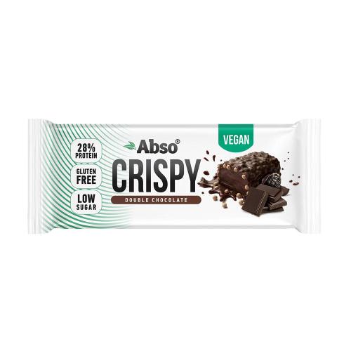 AbsoRICE Abso Crispy Bar - Vegan Protein Bar (50 g, Ciocolată Dublă)