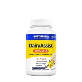   Enzymedica DairyAssist® Chewable (60 Comprimate masticabile, Vanilie)
