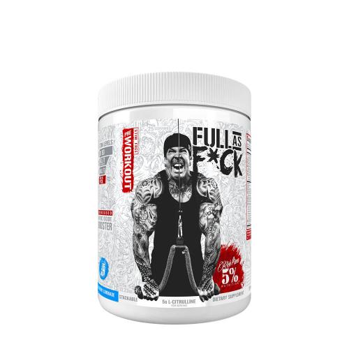 5% Nutrition Full As Fck Nitric Oxide Booster: Legendary Series (375 g, Limonadă cu Zmeură Albastră)
