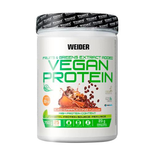 Weider Vegan Protein (750 g, Cappuccino cu Gheață)