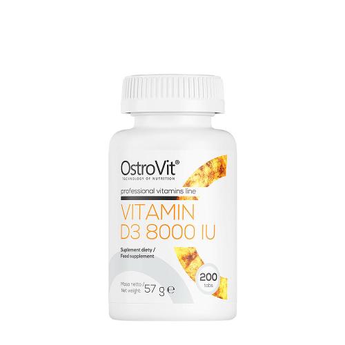 OstroVit Vitamin D3 8000 IU (200 Comprimate)