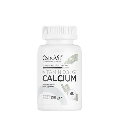 OstroVit Vitamin D3 + K2 + Calcium (90 Comprimate)