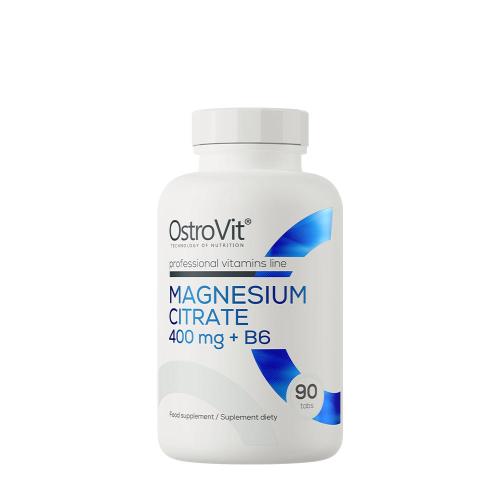 OstroVit Citrat de magneziu 400 mg + B6 - Magnesium Citrate 400 mg + B6 (90 Comprimate)