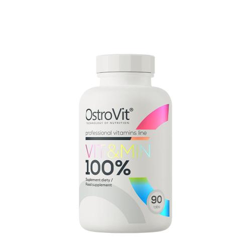 OstroVit 100% VIT&MIN - 100% VIT&MIN (90 Comprimate)