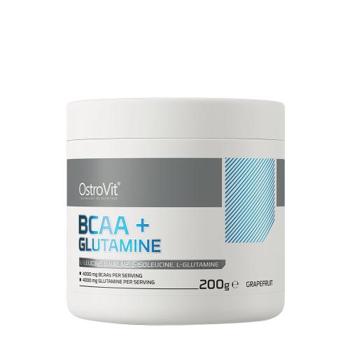 OstroVit BCAA + Glutamină - BCAA + Glutamine (200 g, Grepfrut)