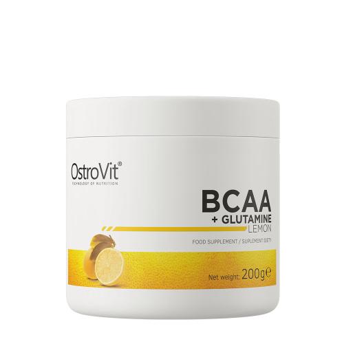 OstroVit BCAA + Glutamină - BCAA + Glutamine (200 g, Lămâie)