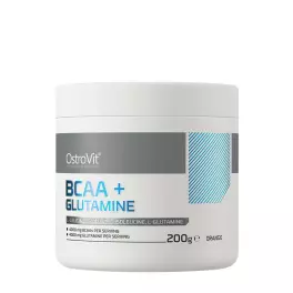   OstroVit BCAA + Glutamină - BCAA + Glutamine (200 g, Portocale)