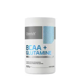   OstroVit BCAA + Glutamină - BCAA + Glutamine (500 g, Natural)