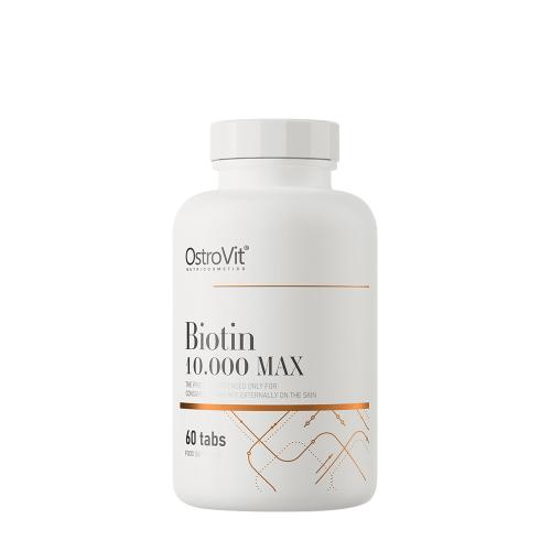 OstroVit Biotină 10.000 MAX - Biotin 10.000 MAX (60 Comprimate)