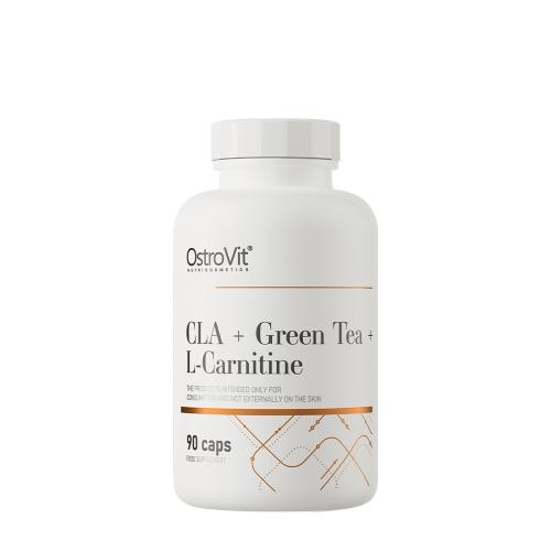 OstroVit CLA + Ceai verde + L-Carnitină - CLA + Green Tea + L-Carnitine (90 Capsule)