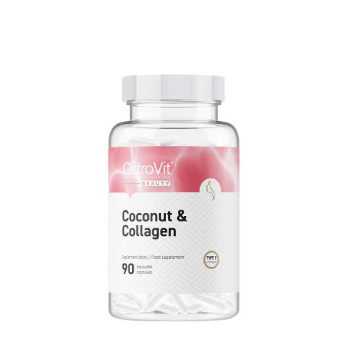 OstroVit Colagen și ulei MCT din nucă de cocos - Collagen & MCT Oil from Coconut (90 Capsule)