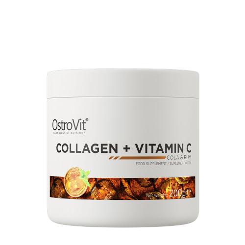 OstroVit Colagen + Vitamina C - Collagen + Vitamin C (200 g, Cola & Rum)