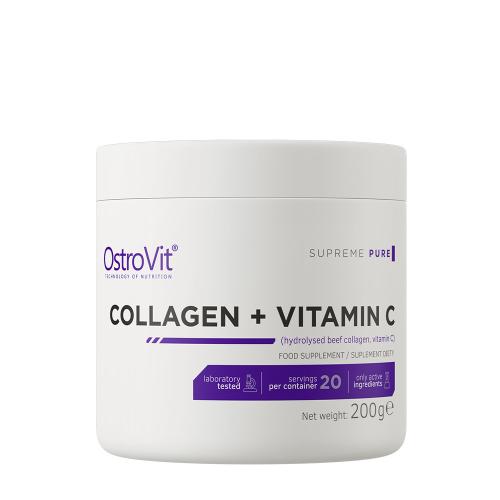 OstroVit Colagen + Vitamina C - Collagen + Vitamin C (200 g, Natural)