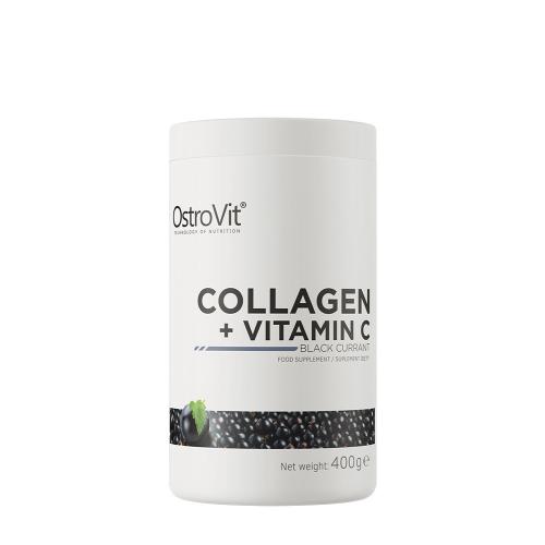 OstroVit Colagen + Vitamina C - Collagen + Vitamin C (400 g, Coacăze Negre)