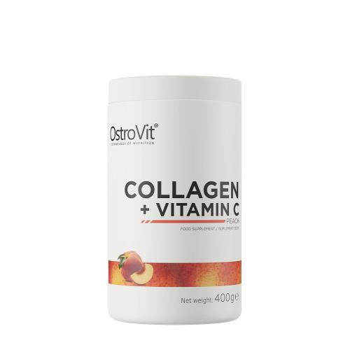 OstroVit Colagen + Vitamina C - Collagen + Vitamin C (400 g, Piersică)