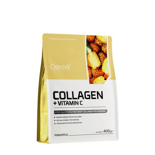 OstroVit Colagen + Vitamina C - Collagen + Vitamin C (400 g, Ananas)