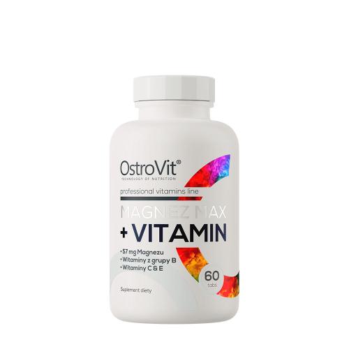 OstroVit Magnez MAX + Vitamina - Magnez MAX + Vitamin (60 Comprimate)