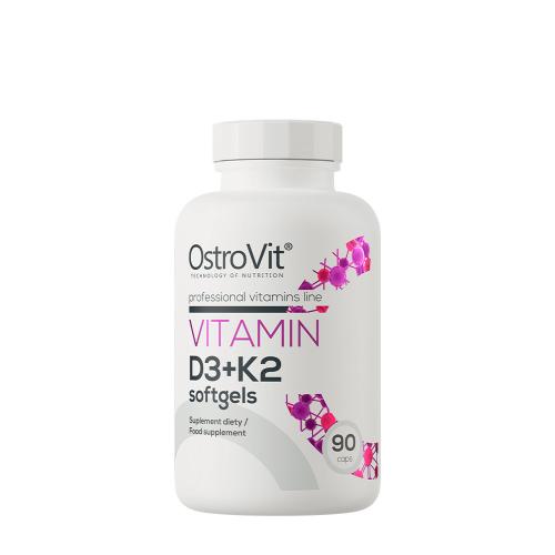 OstroVit Vitamina D3 + K2 - Vitamin D3 + K2 (90 Capsule)