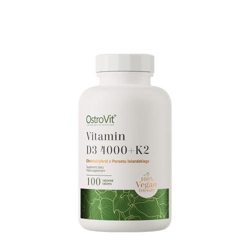 OstroVit D3 4000 IU + K2 VEGE - D3 4000 IU + K2 VEGE (100 Comprimate)