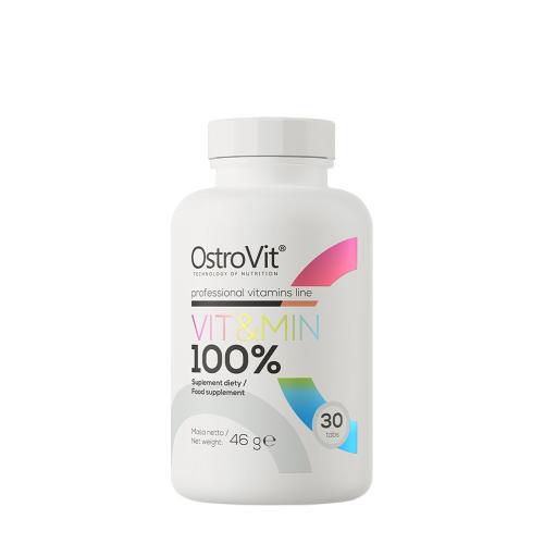 OstroVit 100% VIT&MIN - 100% VIT&MIN (30 Comprimate)