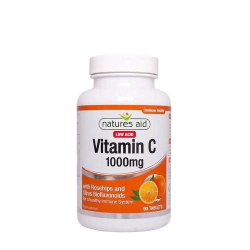 Natures Aid Vitamin C 1000 mg - Low Acid (90 Comprimate)