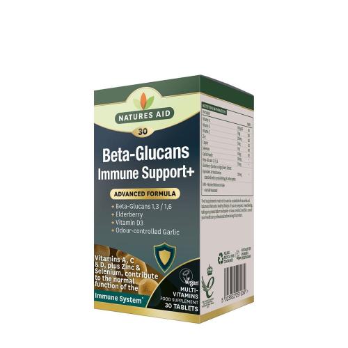Natures Aid Beta-Glucans Immune Support+ (30 Comprimate)