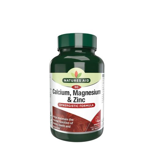Natures Aid Calcium, Magnesium + Zinc (90 Comprimate)
