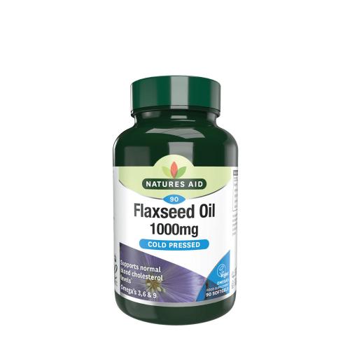 Natures Aid Flaxseed Oil 1000 mg (90 Capsule moi)