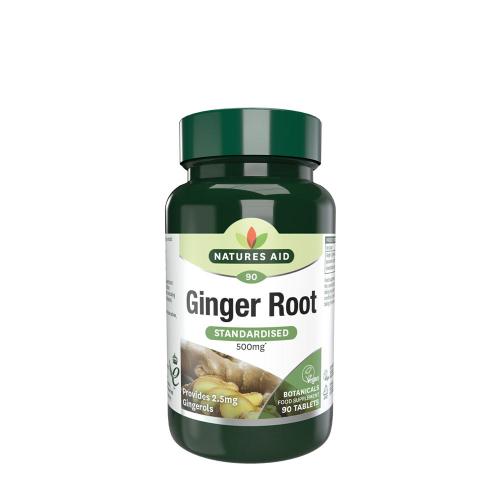 Natures Aid Ginger Root Standardised 500 mg (90 Comprimate)