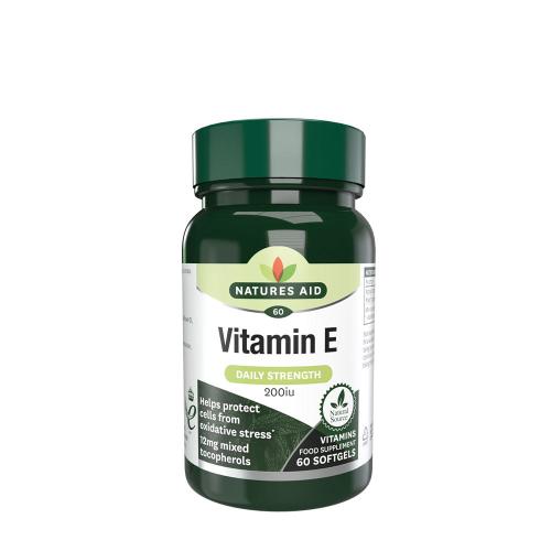 Natures Aid Vitamin E 200 IU (60 Capsule moi)