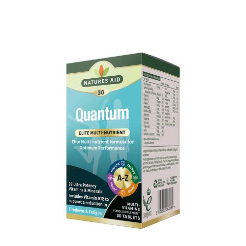 Natures Aid Quantum Multi-Vitamins & Minerals (30 Comprimate)