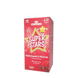   Natures Aid Super Stars Multivitamine - Super Stars Multivitamin (60 Comprimate masticabile, Cireșe)
