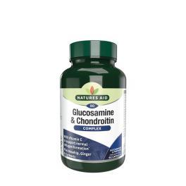  Natures Aid Complex de glucozamină și condroitină - Glucosamine & Chondroitin Complex (90 Capsule)