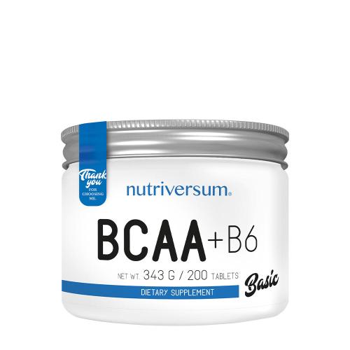Nutriversum BCAA + B6 - BASIC (200 Comprimate)