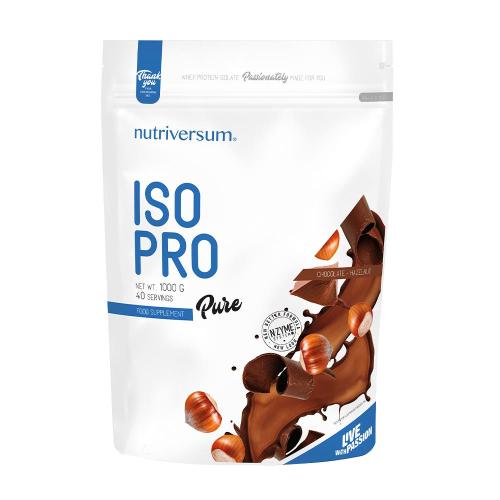 Nutriversum ISO PRO - PURE  (1000 g, Ciocolată & Alune)