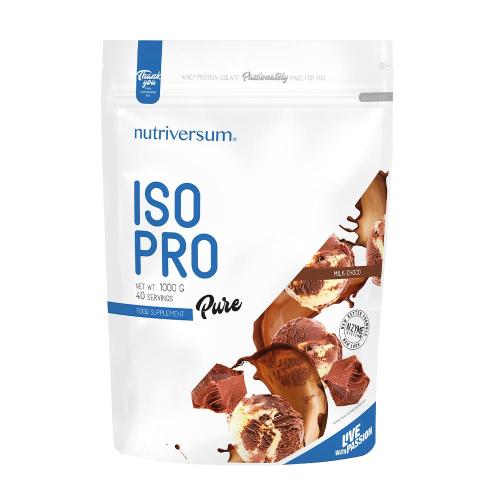 Nutriversum ISO PRO - PURE  (1000 g, Ciocolată cu Lapte)