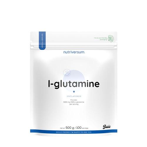 Nutriversum 100% L-Glutamine (500 g, Fără adaos de aromă)