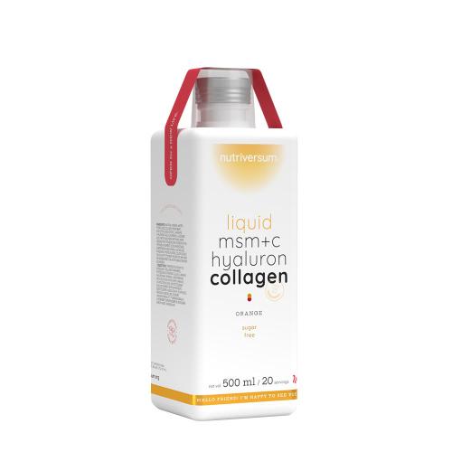 Nutriversum Liquid MSM+C Hyaluron Collagen - WOMEN (500 ml, Portocale)