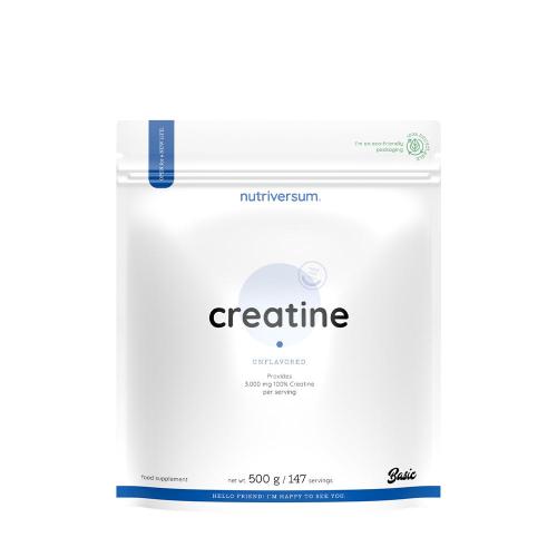 Nutriversum Creatine - BASIC (500 g, Fără adaos de aromă)